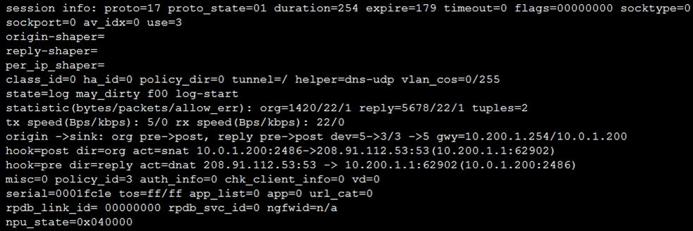 NSE4_FGT-6.4 Dump Check