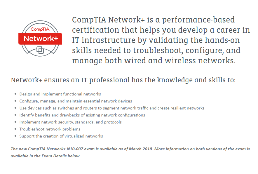 The Complete Guide for getting CompTIA Network+ Certified - N10